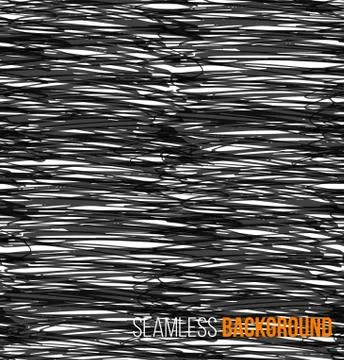Abstract hand-drawn scribble seamless background Stock Illustration