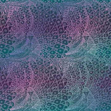 Abstract hand drawn seamless background pattern Stock Illustration