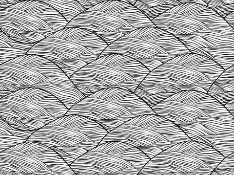 Abstract hand drawn seamless background pattern Stock Illustration