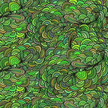 Abstract hand drawn seamless background pattern Stock Illustration