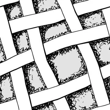 Abstract hand drawn seamless pattern Stock Illustration