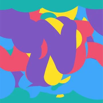 Abstract hand drawn seamless pattern Stock Illustration