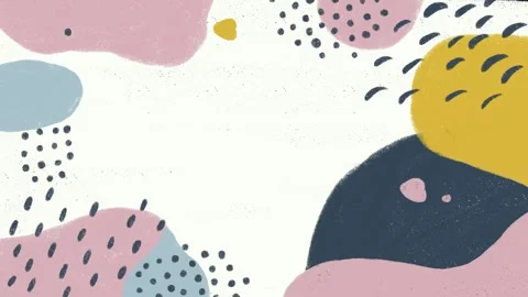 Abstract Hand-Drawn Shape Background Stock Footage 296366005