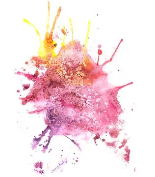 Abstract hand drawn watercolor background,vector illustration, stain watercolors Stock Illustration