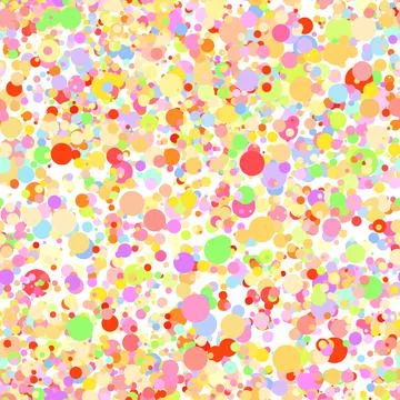 Abstract hand drown polka dots background. White dotted seamless pattern with Stockillustratie