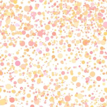 Abstract hand drown polka dots background. White dotted seamless pattern with Stockillustratie