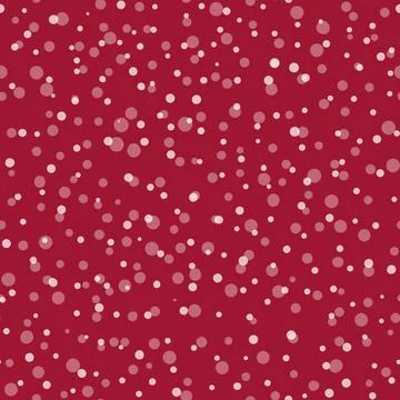 Abstract hand drown polka dots background. Red dotted seamless pattern with Illustrazione stock