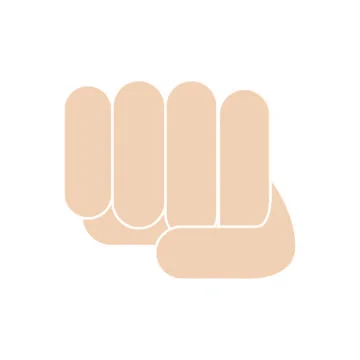 Abstract hand expression Illustrazione stock