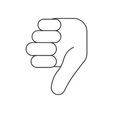 Abstract hand Expression Stock Illustration