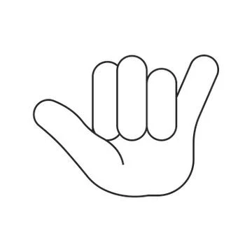 Abstract hand Expression Stock Illustration