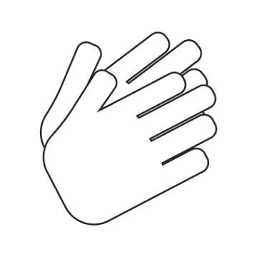 Abstract hand Expression Stock Illustration