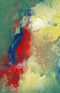 Abstract hand painted mixed media abstract background texture or design Stock Illustration