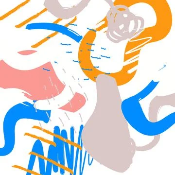 Abstract hand painted pattern background. Vector. Stock Illustration