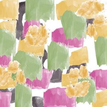 Abstract hand painted pattern background. Vector illustration. Illustrazione stock
