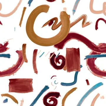Abstract hand painted pattern background. Vector illustration. Stock Illustration