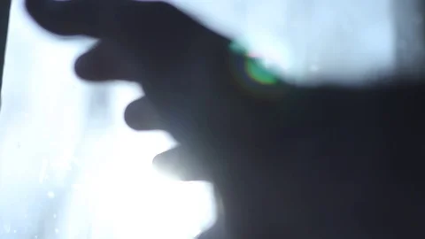 Abstract. Hand Playing with the sun. Selective focus. Stock Footage 72454379