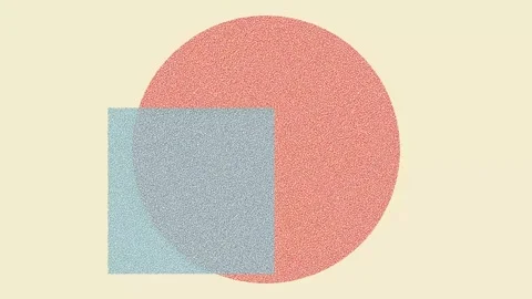 Abstract Handcrafted Halftone Modern Motion Loop Video stock 333976321