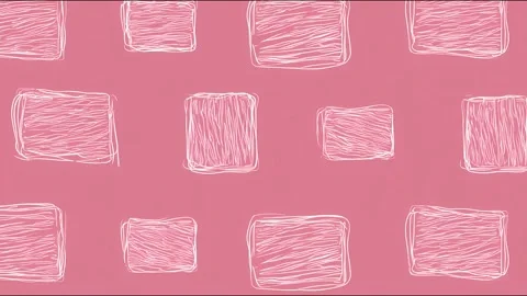 Abstract handdrawn geometric patterns evolving in looping motion Stock Footage 315504870