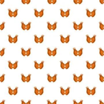 Abstract hands forming heart shape pattern background Stock Illustration