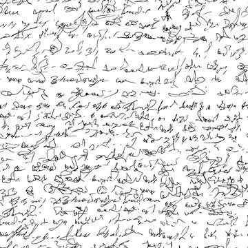 Abstract handwritten text. Stock Illustration