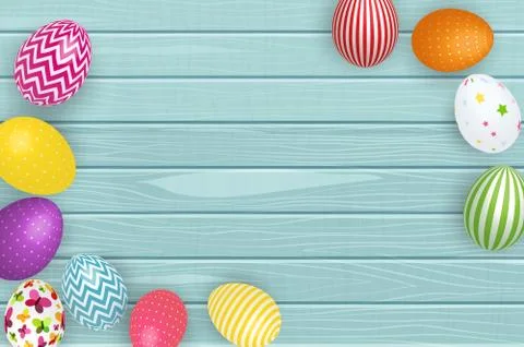 Abstract Happy Easter Background  Illustration Stock Illustration