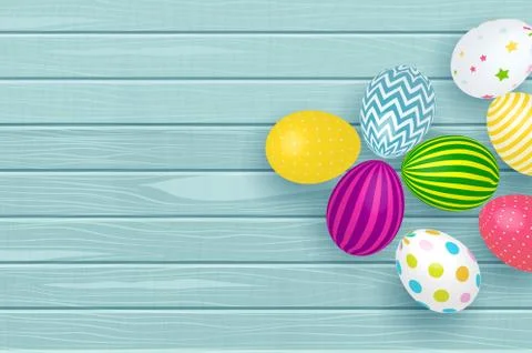 Abstract Happy Easter Background Vector Illustration Illustrazione stock