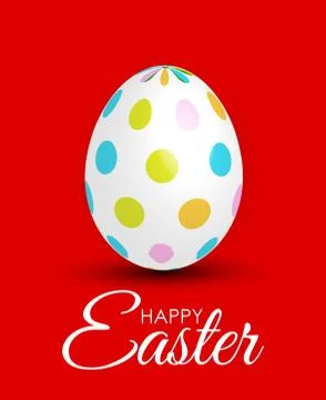 Abstract Happy Easter Template Holiday Background Vector Illustration Illustrazione stock