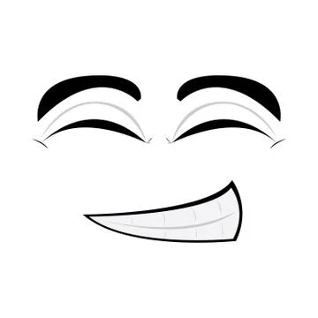 Abstract happy face Stock Illustration