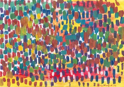 Abstract Happy Rain Stock Illustration