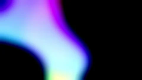 Abstract Harmonious Multi-Color Vivid Spectrum Fluid Wave Background with H.. Stock Footage 346147129