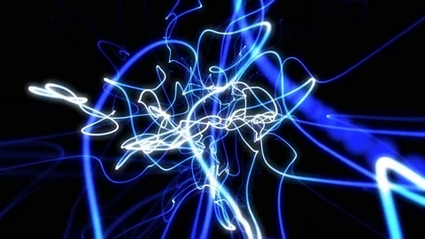 Abstract HD Electric Strings World Loop (4K) Stock Footage 201828448