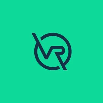Abstract hd logo, modern hd initials logo isolated on blue background Stock Illustration