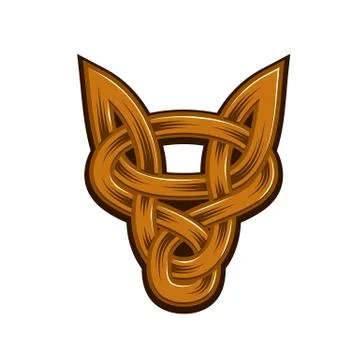 Abstract Head of Fox Stock Illustration