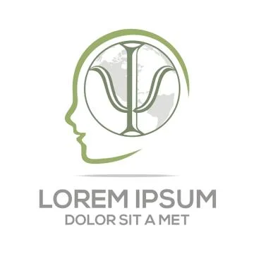 Abstract head idea presentation vector Stock Illustration