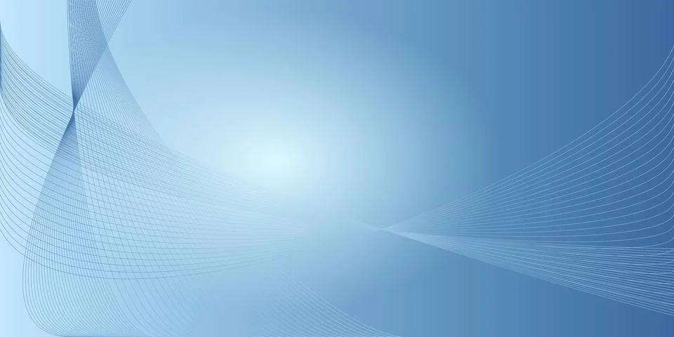 Abstract header background with stripes and gradients in blue, vector Stock Photos