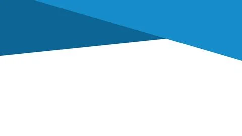 Abstract header template with blue wave and transparent background flat vec.. Stock Illustration