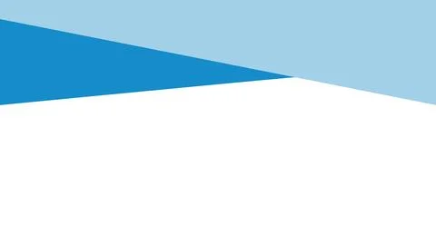 Abstract header template with bold blue wave and transparent background fla.. Stock Illustration