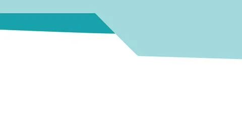 Abstract header template with clean blue wave and transparent background fl.. Stock Illustration