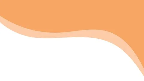 Abstract header template with dynamic orange wave and transparent backgroun.. Stock Illustration