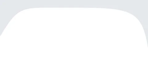 Abstract header template with flat white curve and transparent background f.. Stock Illustration