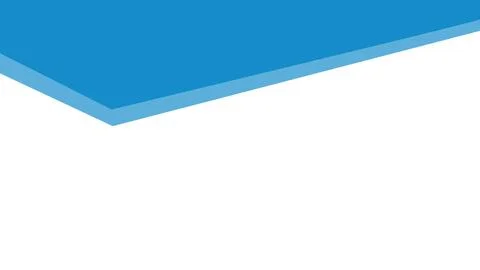 Abstract header template with layered blue wave and transparent background... Stock Illustration