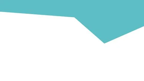 Abstract header template with layered turquoise wave and transparent backgr.. Stock Illustration