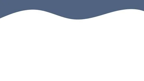 Abstract header template with soft white blue wave shape and transparent ba.. Stock Illustration