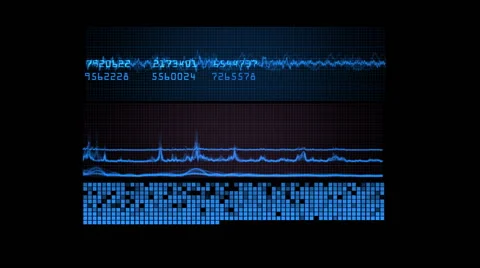 Abstract heart beats cardiogram 스톡 동영상 44136651