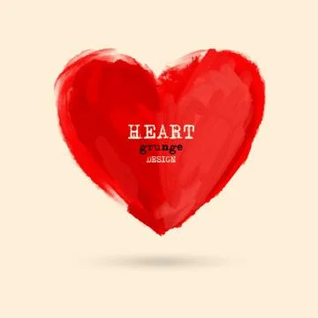 Abstract Heart design. Stock Illustration
