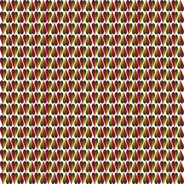 Abstract Heart Geometric Pattern For Elegant Stationery And Gift Wrap Stock Illustration