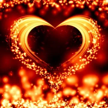 Abstract heart Illustrazione stock