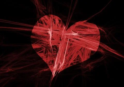 Abstract heart Stock Illustration