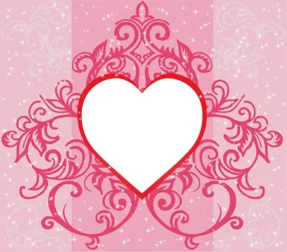 Abstract heart Stock Illustration