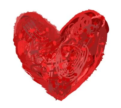 Abstract heart Stock Illustration